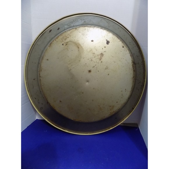 Vintage Metal Rooster Platter Country Kitchen Decor Chicken Hen Tray - Picture 5 of 5